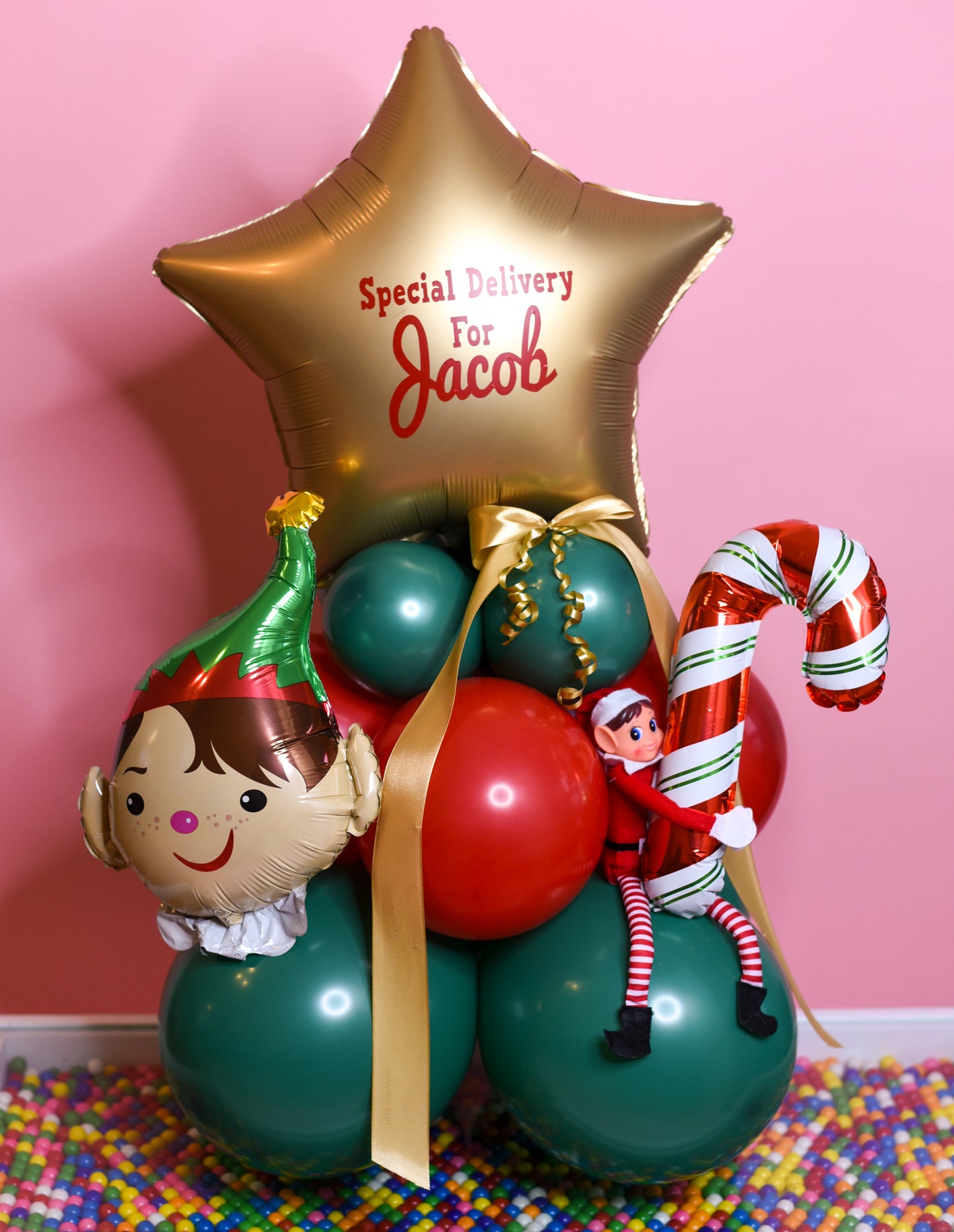 Personalized Elf Arrival Stack