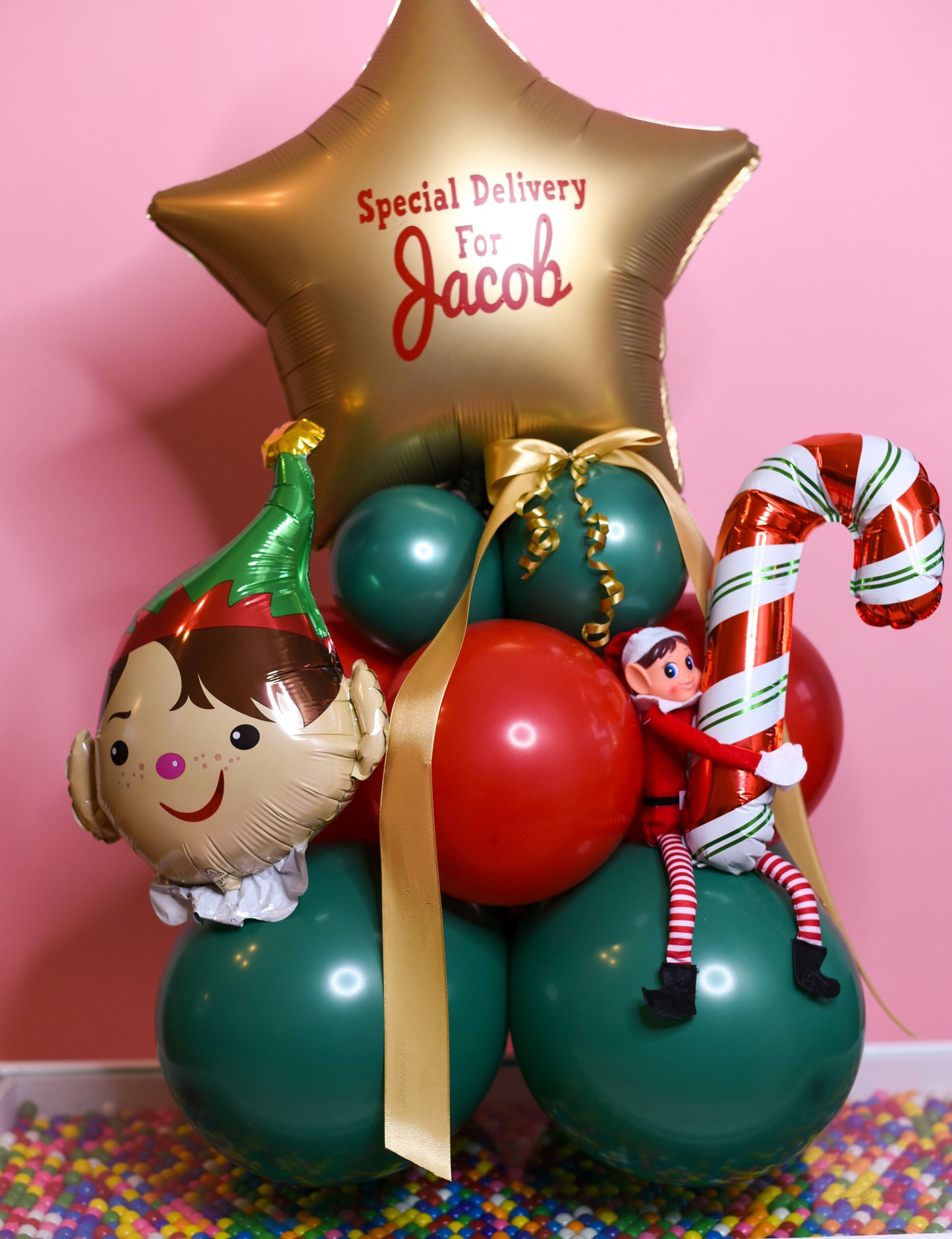Personalized Elf Arrival Stack